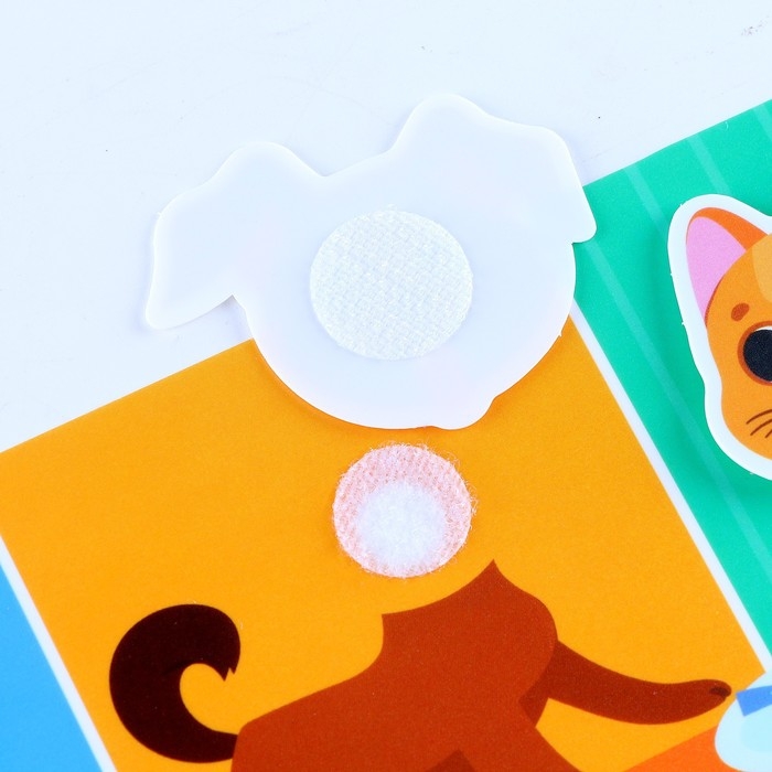 Развивающая игра на липучках. Весёлые мордашки &laquo;Ферма&raquo;