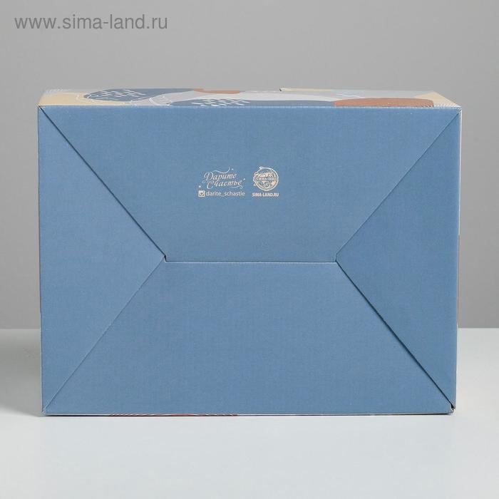 Коробка подарочная сборная, упаковка, &laquo;Силуэт&raquo;, 26 х 19 х 10 см