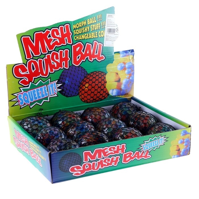 Мялка &laquo;Цветик&raquo;, с гидрогелем, в чёрной сетке