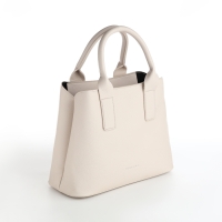 Сумка женская на молнии, TEXTURA, средний размер, цвет белый Сумка женская на молнии, TEXTURA, средний размер, цвет белый