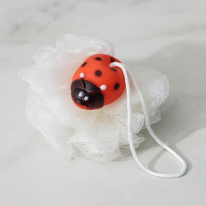 Мочалка для тела детская Доляна &laquo;Зверушки&raquo;, цвет МИКС