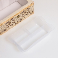 Шкатулка для рукоделия "Пэчворк цветочный" 9,5х19,5х13 см Шкатулка для рукоделия "Пэчворк цветочный" 9,5х19,5х13 см