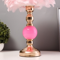 Настольная лампа "Перина" Е27 40Вт розовый 30х30х42 см Настольная лампа "Перина" Е27 40Вт розовый 30х30х42 см