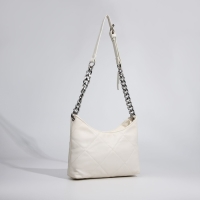 Сумка-багет на молнии, цвет белый Сумка-багет на молнии, цвет белый