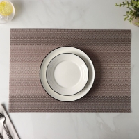 Салфетка сервировочная на стол &laquo;Вензеля&raquo;, 45&times;30 см, цвет бежевый