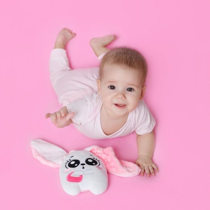 Развивающая игрушка-грелка «Зайка», с вишнёвыми косточками Развивающая игрушка-грелка «Зайка», с вишнёвыми косточками