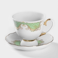 Чайная пара фарфоровая &laquo;Симфония&raquo;, 300 мл, блюдце 15 см