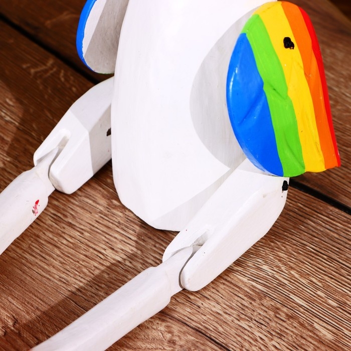 Сувенир Сувенир "Единорог" висячие лапки, дерево 40 см