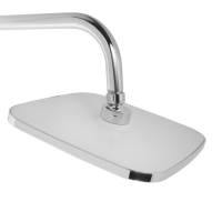 Душевая система ZEIN Z1004, тропическая и ручная лейка, шланги, стойка, мыльница, хром Душевая система ZEIN Z1004, тропическая и ручная лейка, шланги, стойка, мыльница, хром