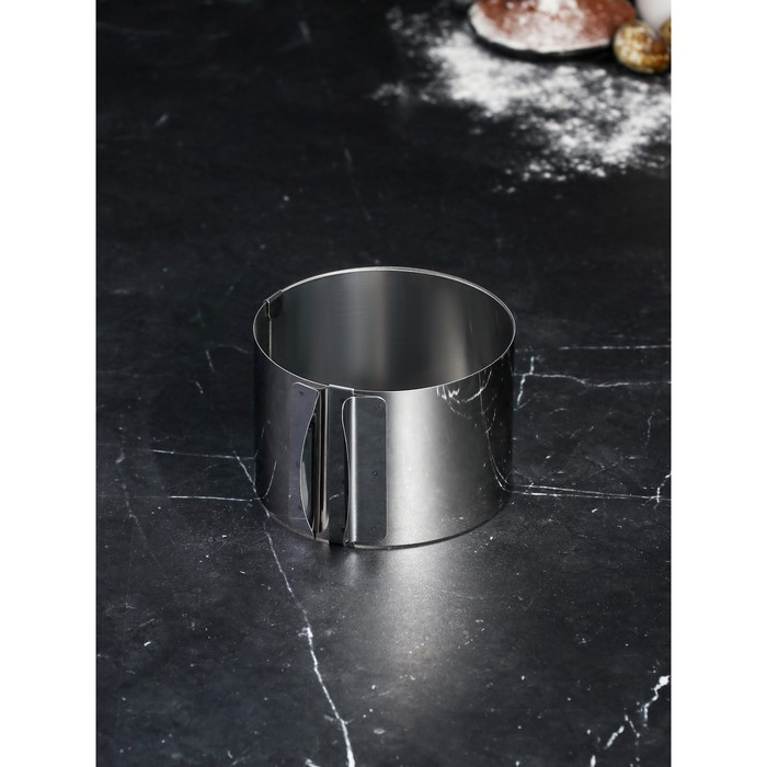 Форма для выпечки и выкладки с регулировкой размера &laquo;Круг&raquo;, h-12 см, d-20-38 см