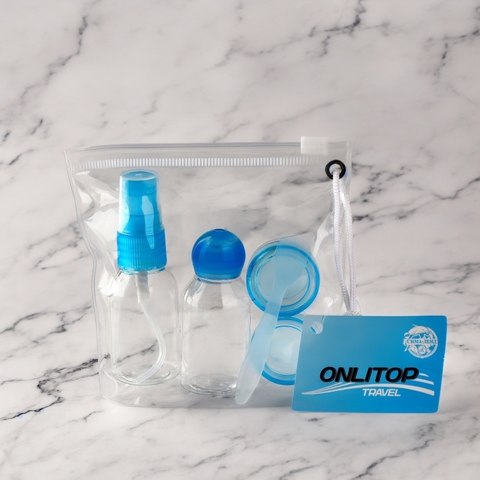 Набор для хранения, в чехле, 5 предметов, цвет МИКС Набор для хранения, в чехле, 5 предметов, цвет МИКС