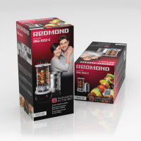 Электрошашлычница электрическая Redmond RBQ-0252-E, 900 Вт, 6 шампуров