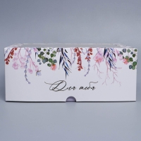 Коробка для капкейков, кондитерская упаковка с окном, 6 ячеек &laquo;Венок&raquo;, 25 х 17 х 10 см