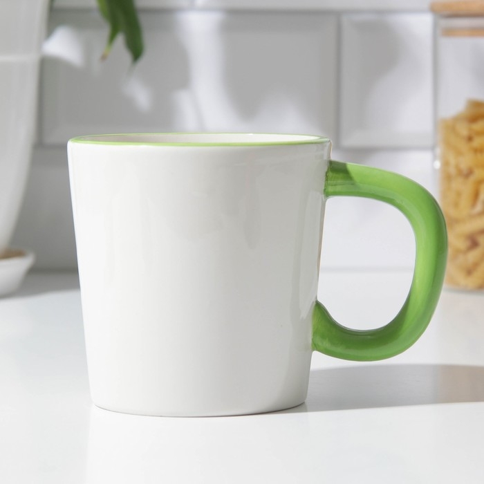 Кружка керамическая &laquo;Авокотя&raquo;, 450 мл, цвет белый