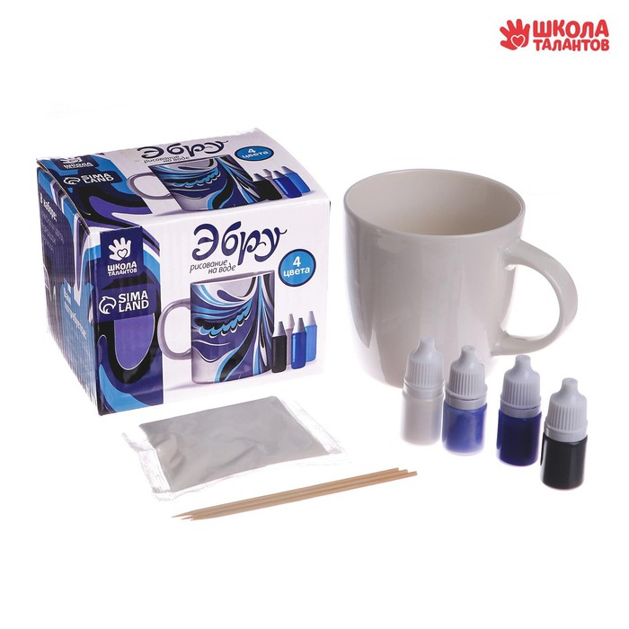 Рисование на воде: эбру «Создай свою кружку» Рисование на воде: эбру «Создай свою кружку»