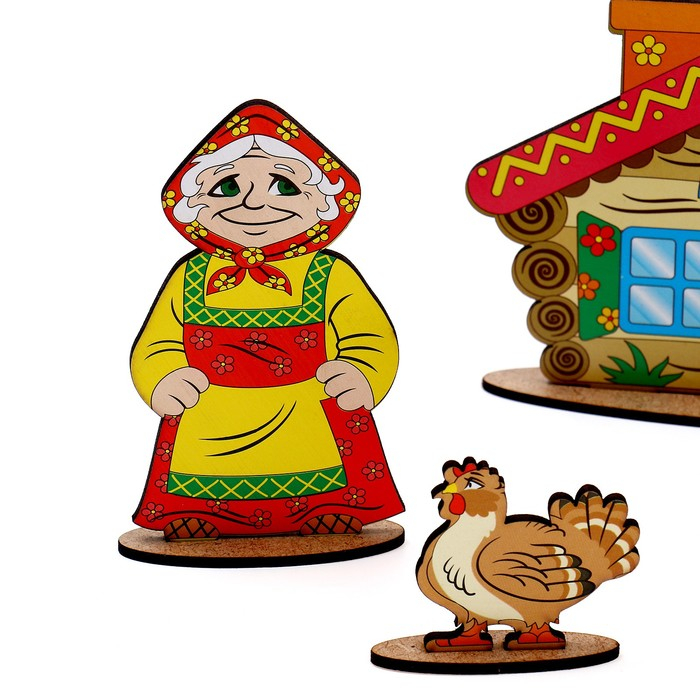 Кукольный театр сказки на столе «Курочка Ряба» Кукольный театр сказки на столе «Курочка Ряба»