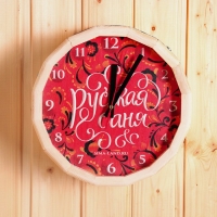 Часы банные бочонок "Русская Баня"