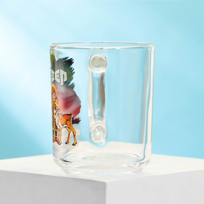 Кружка стеклянная &laquo;Север. Юрты&raquo;, 200 мл