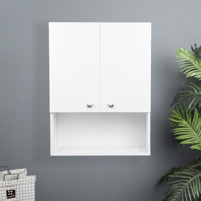 Шкаф для ванной комнаты "Вега 6004" белый, 60 х 24 х 80 см