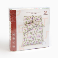 Постельное бельё Этель 2 сп &laquo;Сирень&raquo;, 175х215 см, 200х220 см, 70х70 см -2 шт,100% хл, бязь