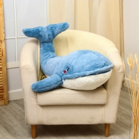 Мягкая игрушка «Кит», 90 см, рот на молнии Мягкая игрушка «Кит», 90 см, рот на молнии