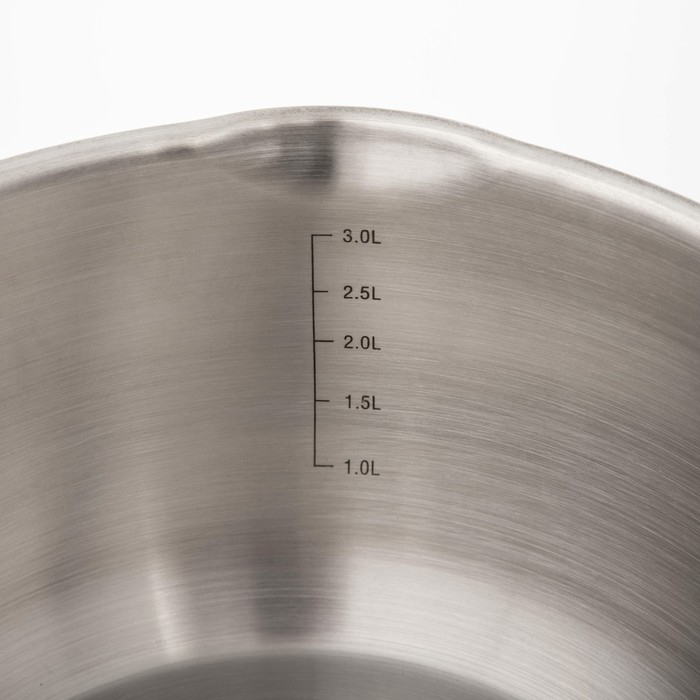 Кастрюля &laquo;Аврора&raquo;, 4 л, d=22 см, капсульное дно, индукция