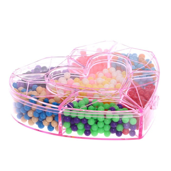 Аквамозаика «Сердце», 8 карточек, в пакете Аквамозаика «Сердце», 8 карточек, в пакете