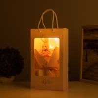 Ночник &laquo;Букет&raquo; (заяц) LED 3хAG10 8х17х29см