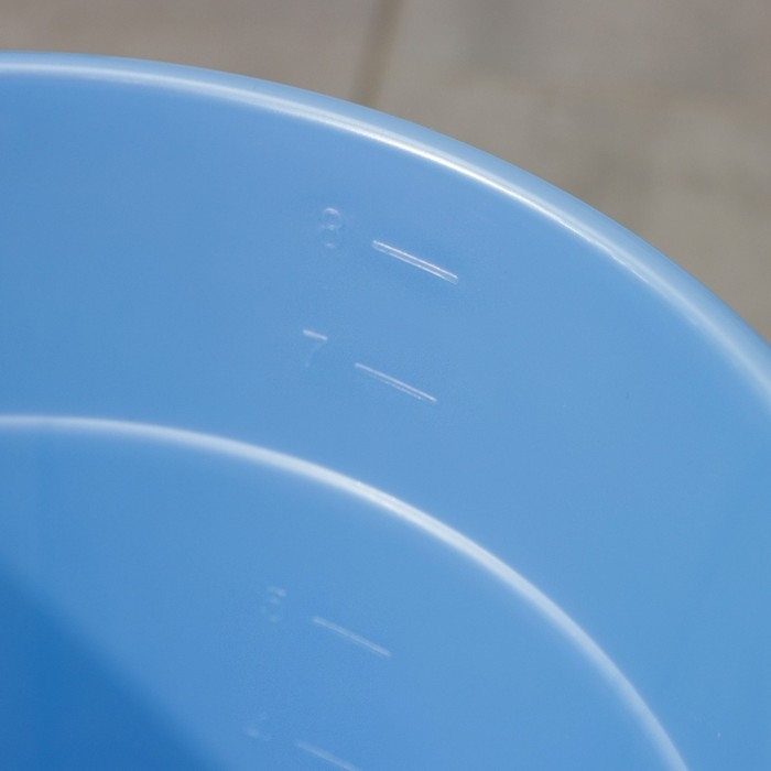 Ведро пищевое с крышкой &laquo;Евро&raquo;, 8 л, особопрочное, цвет МИКС