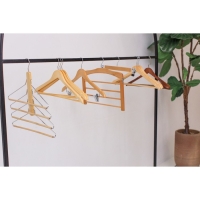 Плечики - вешалка для одежды LaDо́m Bois, 41&times;38 см, многоуровневая, деревянная сорт А