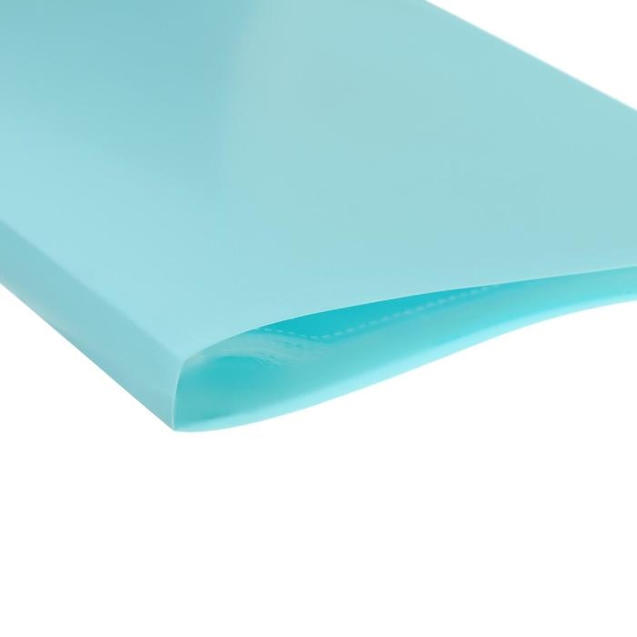 Папка А4 Calligrata, 60 прозрачных вкладышей, 500 мкм, бирюзово-голубой Папка А4 Calligrata, 60 прозрачных вкладышей, 500 мкм, бирюзово-голубой