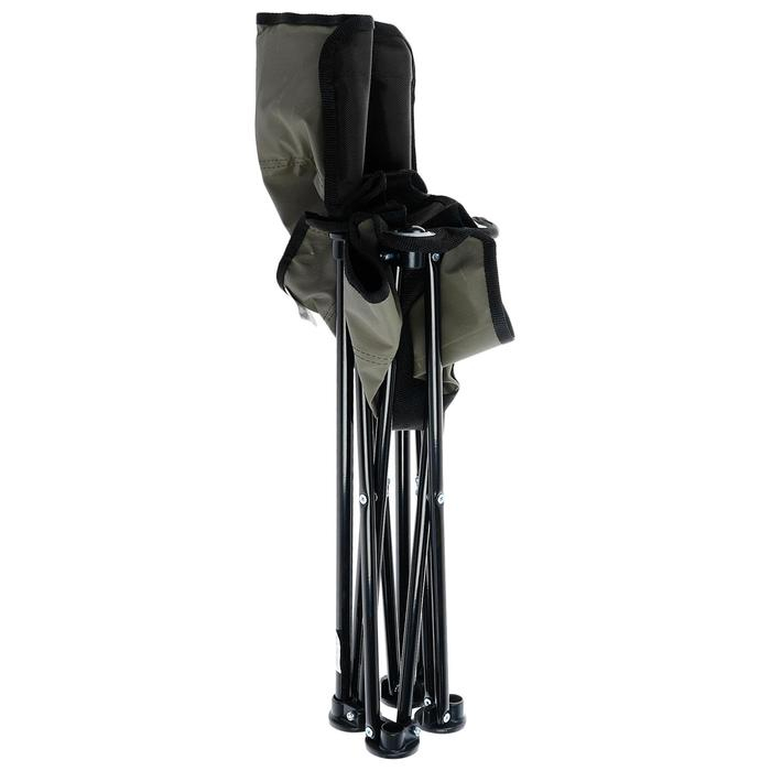 Стул складной Nika &laquo;Премиум 3&raquo;, 46 x 46 x 77 см, цвет чёрный/хаки