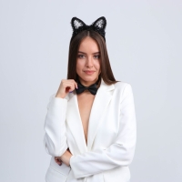 Карнавальный набор «Киска», бабочка, ушки Карнавальный набор «Киска», бабочка, ушки