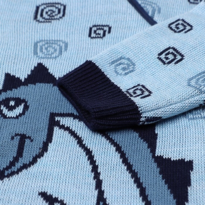 Комбинезон детский, цвет голубой, рост 68-74 см