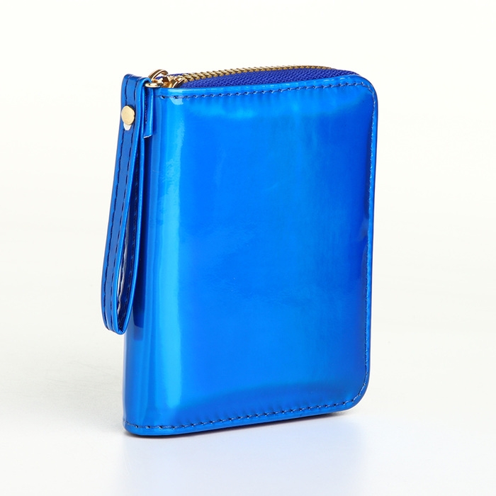 Кошелёк на молнии, цвет синий Кошелёк на молнии, цвет синий