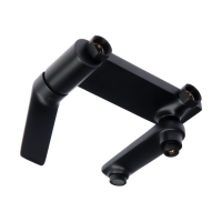 Смеситель для ванны Accoona A63125F, однорычажный, излив 181 мм, душевой набор, черный Смеситель для ванны Accoona A63125F, однорычажный, излив 181 мм, душевой набор, черный