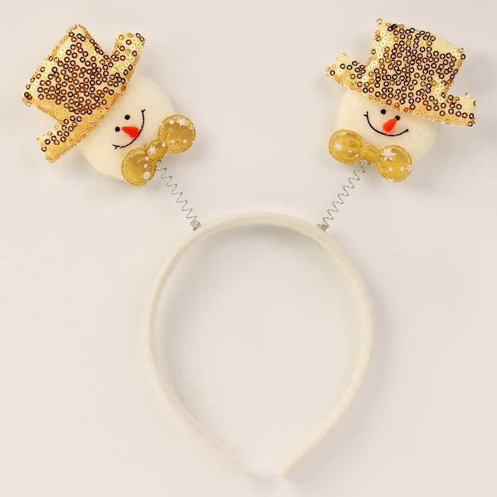 Новый год! Карнавальный ободок &laquo;Снеговичёк&raquo;