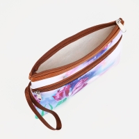 Косметичка на молнии, наружный карман, цвет розовый Косметичка на молнии, наружный карман, цвет розовый