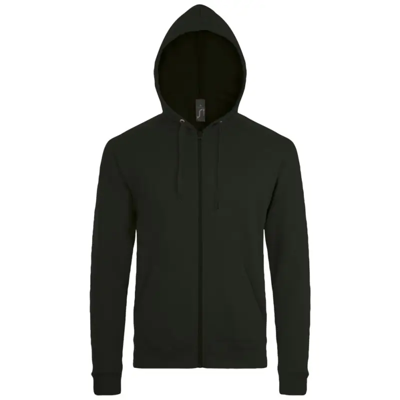 Толстовка унисекс Stone черная, размер XS Толстовка унисекс Stone черная, размер XS