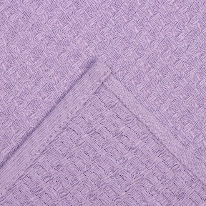 Полотенце "Доляна" цв. лавандовый 35х60 см, 100% хл., крупная вафля 220 г/м2