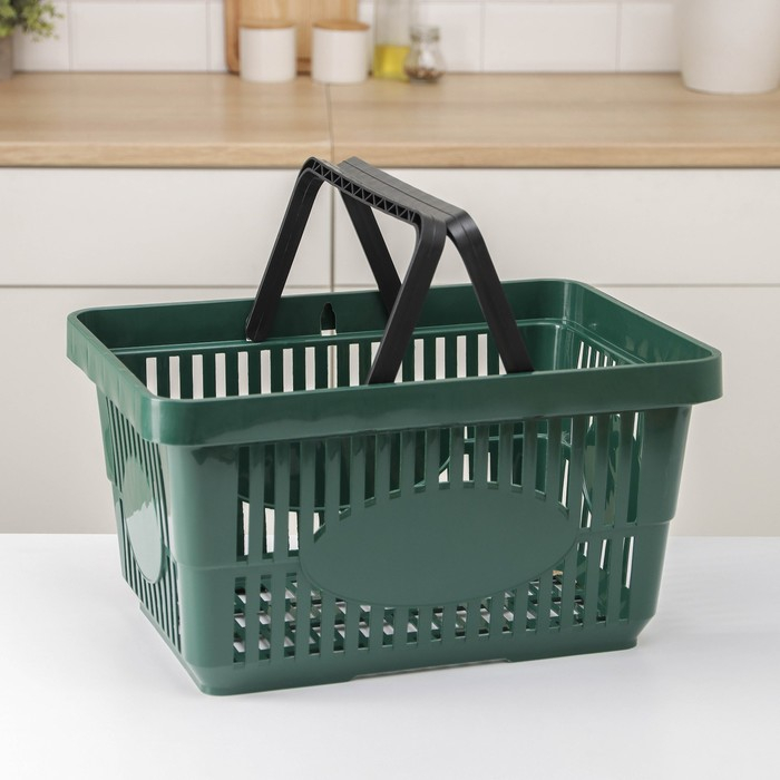 Корзина для покупок, 42,5&times;30&times;22,5 см, цвет МИКС