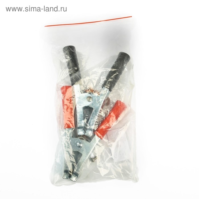 Зажимы-крокодилы для пусковых проводов, 500 А, 160 мм, набор 2 шт