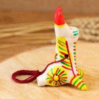 Филимоновская игрушка - свисток &laquo;Заяц&raquo;