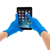 Перчатки сенсорные Urban Flow, ярко-голубые, размер L/XL Перчатки сенсорные Urban Flow, ярко-голубые, размер L/XL