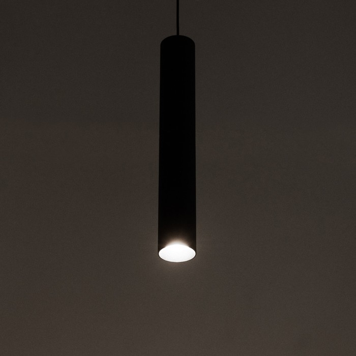 Светильник трековый SLIM Светильник трековый SLIM "Туба" LED 12Вт 3000K-6000К 48V CRI90 черный 4,5х4,5х30см