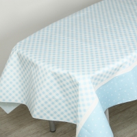 Скатерть &laquo;Конфетти&raquo;, голубой цвет, 120х180 см