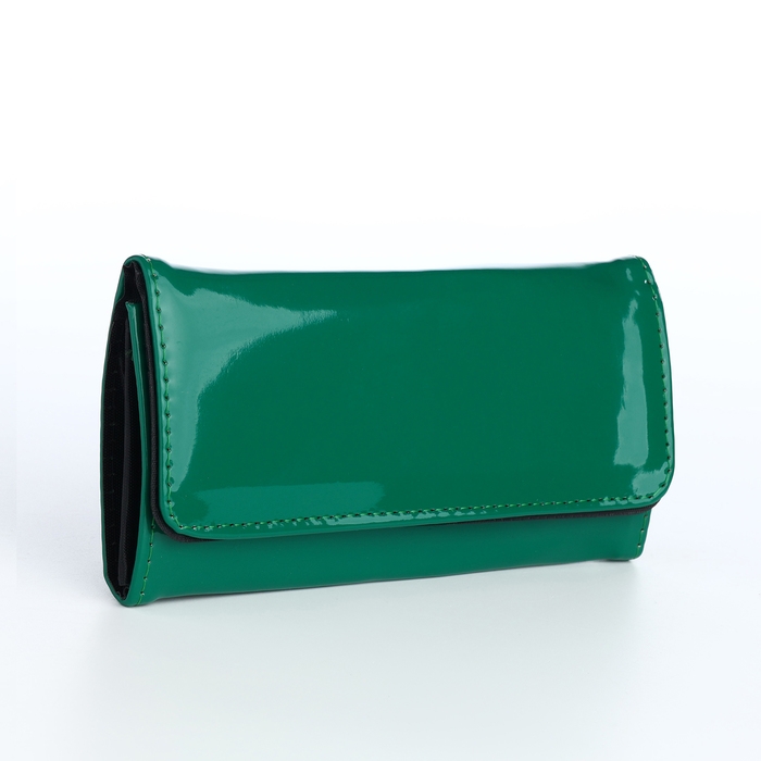Кошелёк женский на магните, цвет зелёный Кошелёк женский на магните, цвет зелёный
