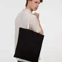 Холщовая сумка на плечо Juhu, черная