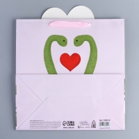 Пакет подарочный, упаковка, &laquo;Динозавры&raquo;, 30 х 30 х 15 см