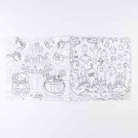 Раскраска-антистресс на хэллоуин &laquo;Ведьмочка&raquo;, 20 стр.